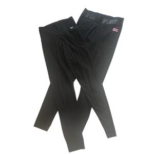 PINK Victoria's Secret Size S, Lot of 2, Leggings 87%-95% Cotton Black Skinny